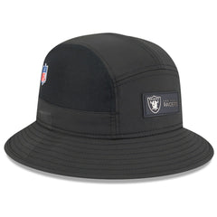 Las Vegas Raiders New Era 2025 Sideline Bucket Hat Black - NFL