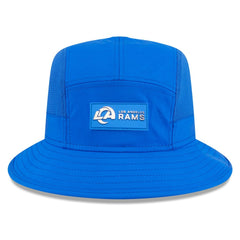 Los Angeles Rams New Era 2025 Sideline Bucket Hat Royal - NFL