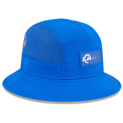 Los Angeles Rams New Era 2025 Sideline Bucket Hat Royal - NFL