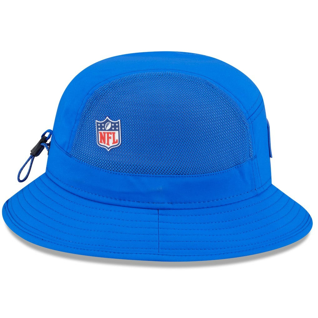 Los Angeles Rams New Era 2025 Sideline Bucket Hat Royal - NFL
