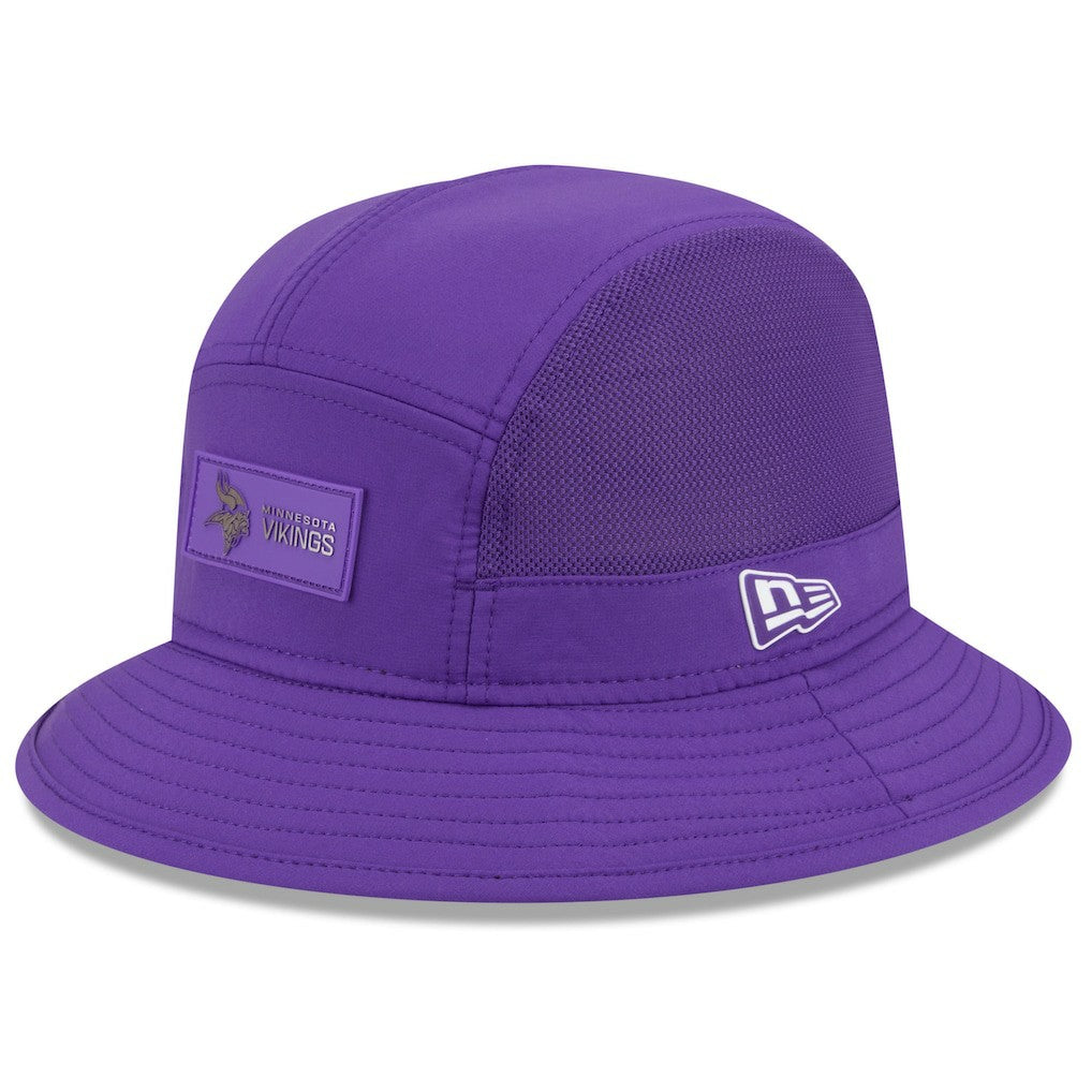 Minnesota Vikings New Era 2025 Sideline Bucket Hat Purple - NFL