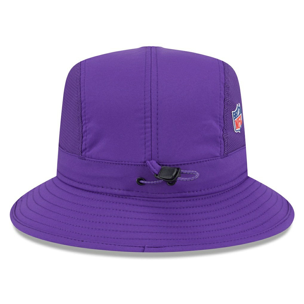 Minnesota Vikings New Era 2025 Sideline Bucket Hat Purple - NFL