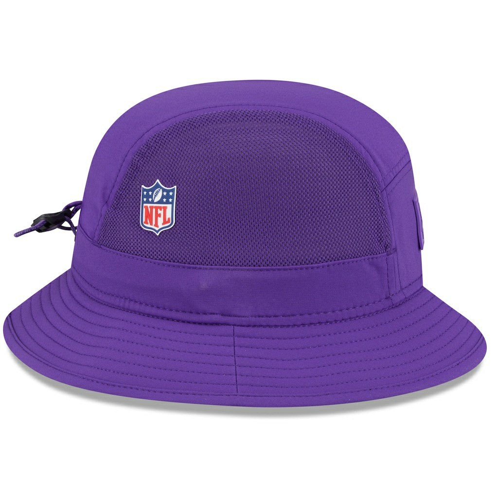 Minnesota Vikings New Era 2025 Sideline Bucket Hat Purple - NFL