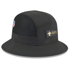 New Orleans Saints New Era 2025 Sideline Bucket Hat Black - NFL