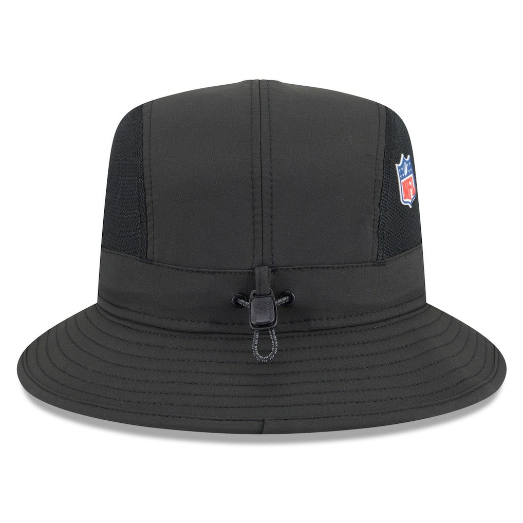 Pittsburgh Steelers New Era 2025 Sideline Bucket Hat Black - NFL
