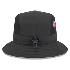 Pittsburgh Steelers New Era 2025 Sideline Bucket Hat Black - NFL
