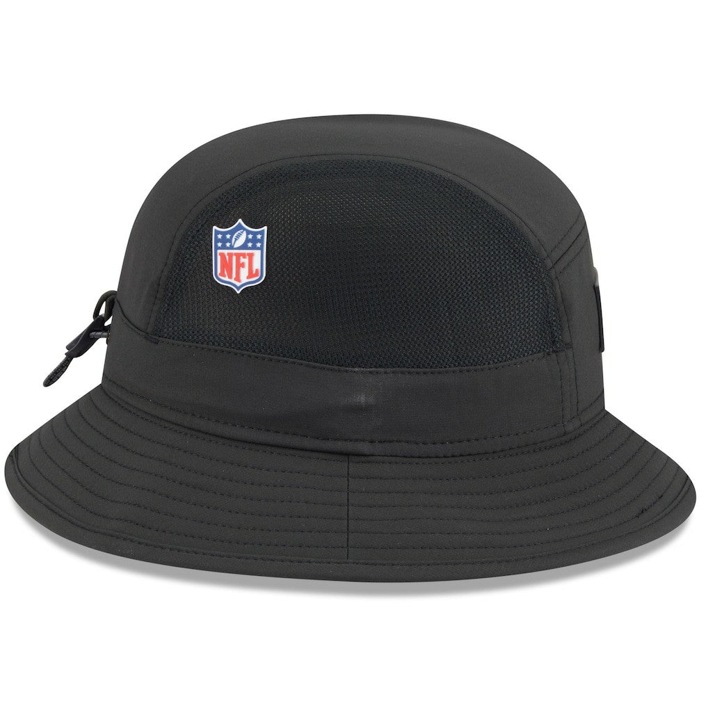 Pittsburgh Steelers New Era 2025 Sideline Bucket Hat Black - NFL
