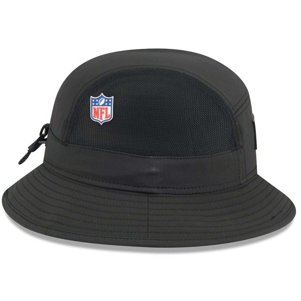 Pittsburgh Steelers New Era 2025 Sideline Bucket Hat Black - NFL