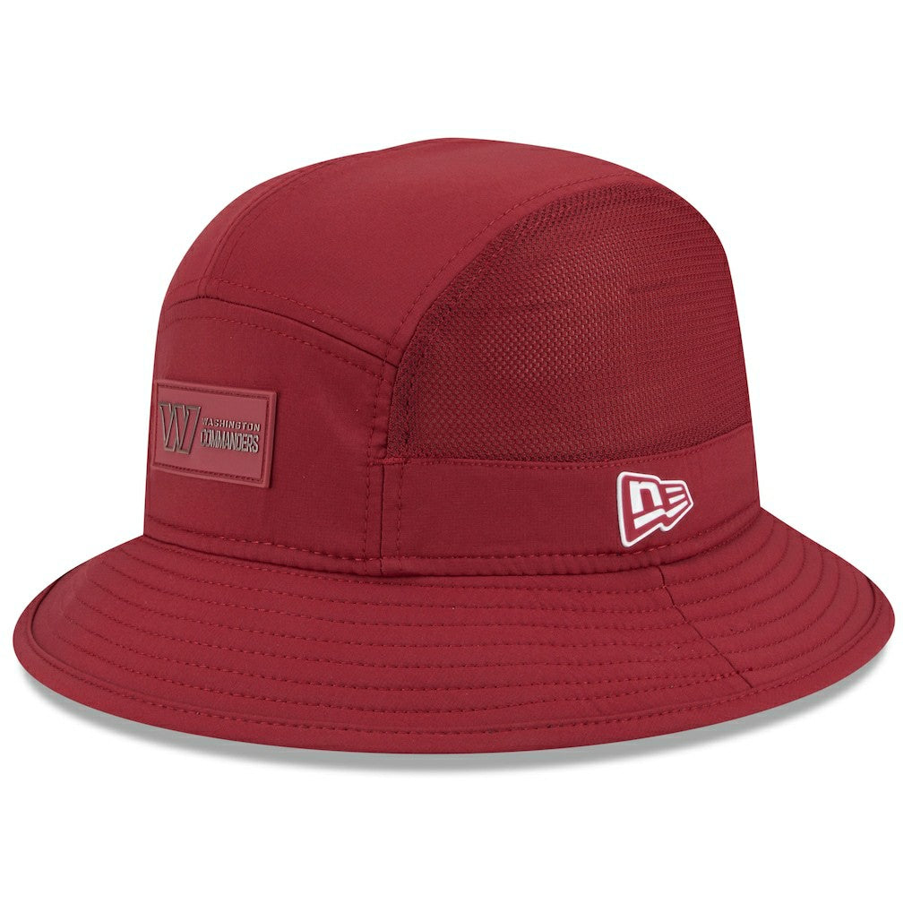Washington Commanders New Era 2025 Sideline Bucket Hat Burgundy - NFL