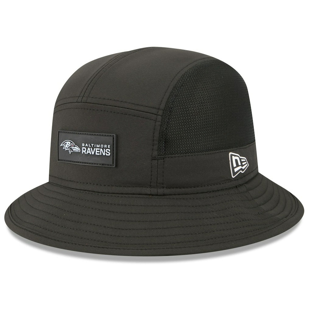 Baltimore Ravens New Era 2025 Sideline Bucket Hat Black - NFL