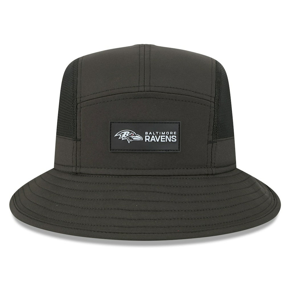 Baltimore Ravens New Era 2025 Sideline Bucket Hat Black - NFL