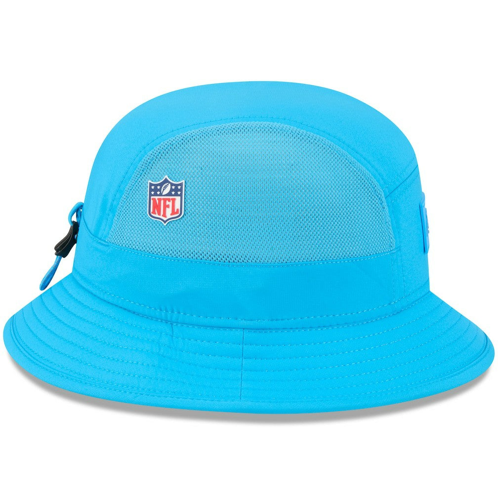 Carolina Panthers New Era 2025 Sideline Bucket Hat Blue - NFL