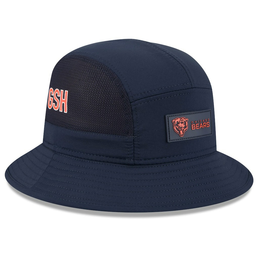 Chicago Bears New Era 2025 Sideline Bucket Hat Navy - NFL