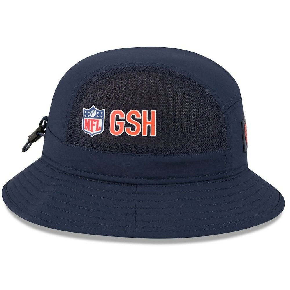 Chicago Bears New Era 2025 Sideline Bucket Hat Navy - NFL