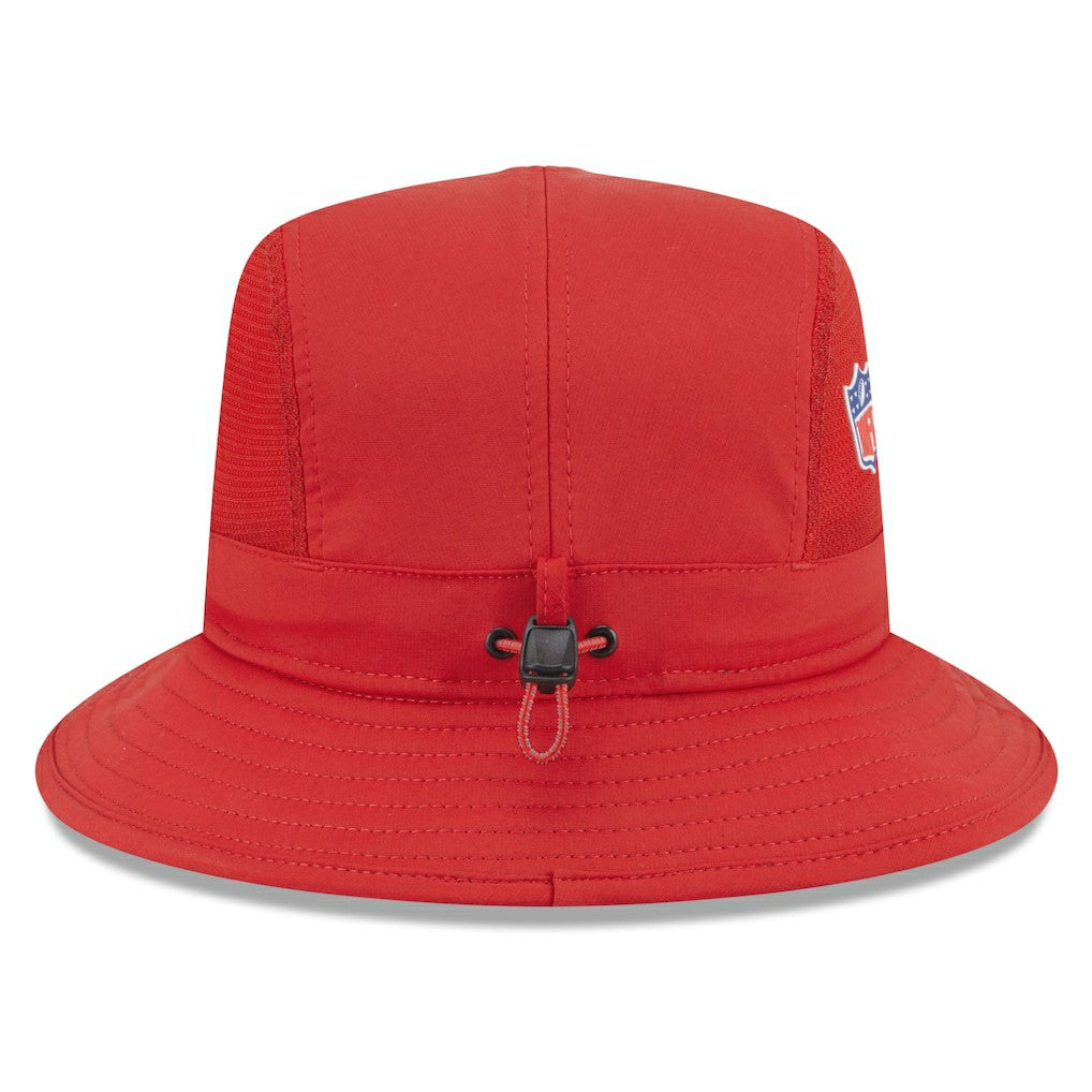 Arizona Cardinals New Era 2025 Sideline Bucket Hat Cardinal - NFL