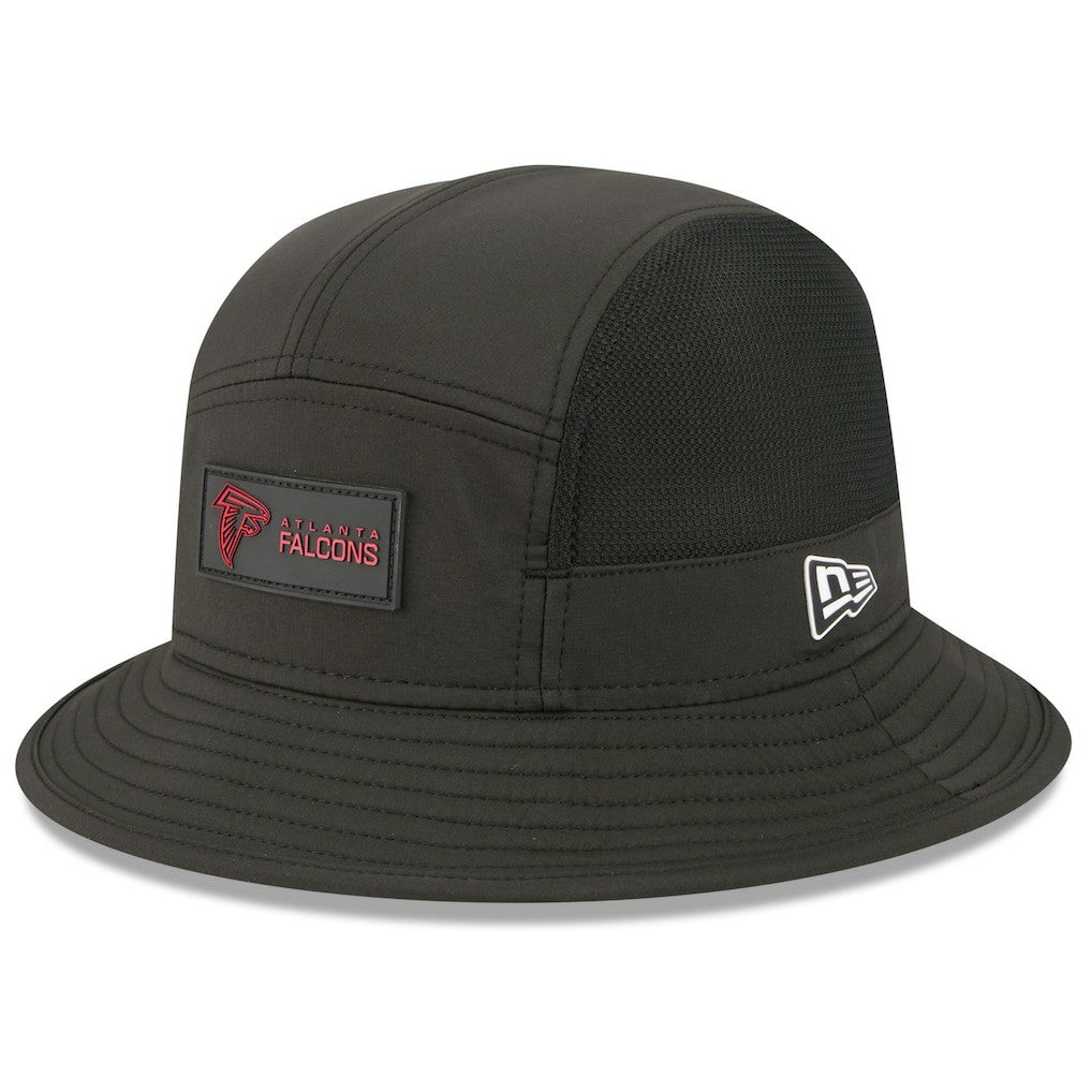 Atlanta Falcons New Era 2025 Sideline Bucket Hat Black - NFL