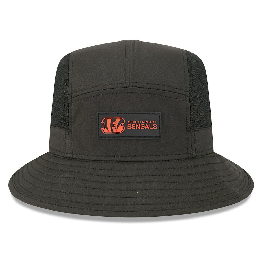Cincinnati Bengals New Era 2025 Sideline Bucket Hat Black - NFL