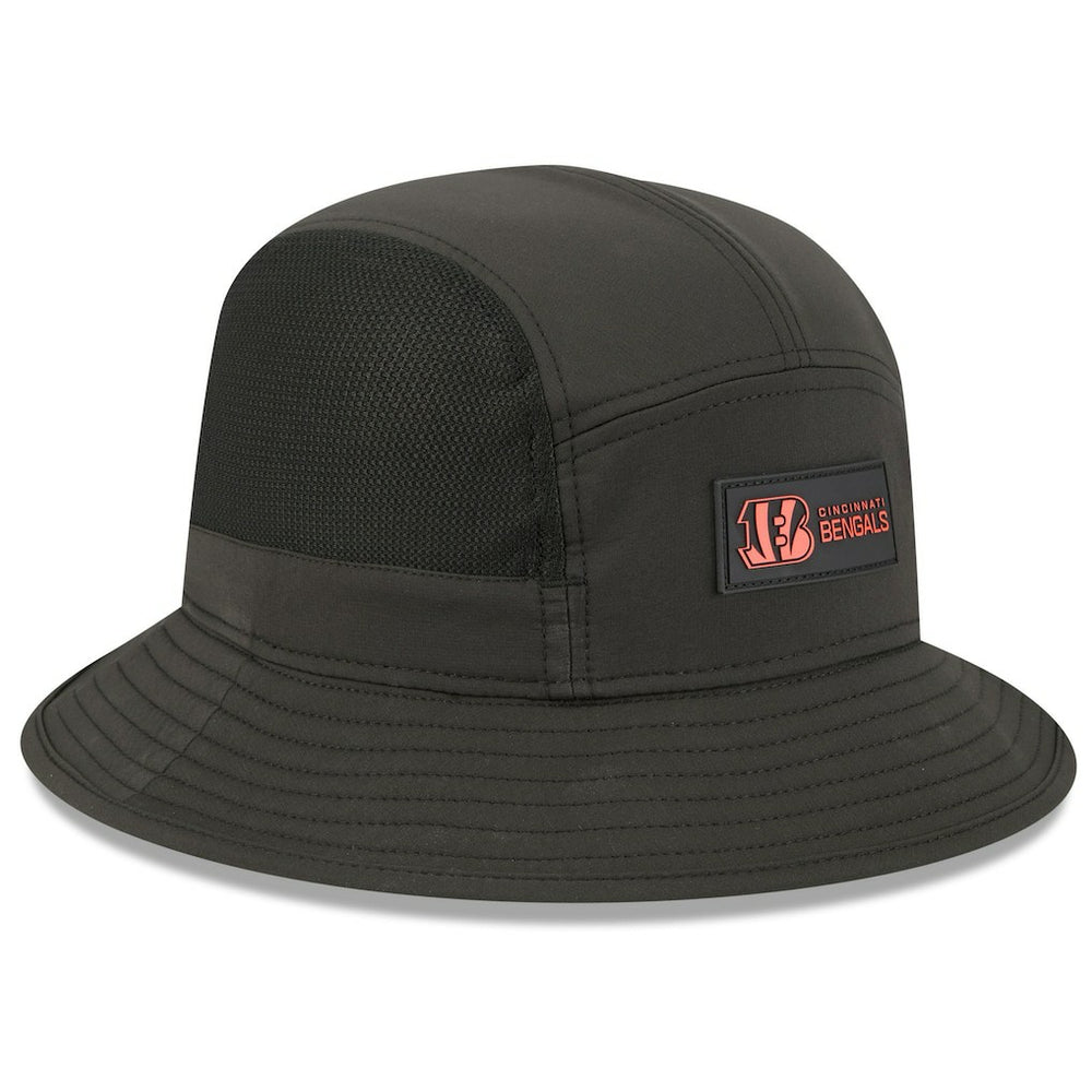 Cincinnati Bengals New Era 2025 Sideline Bucket Hat Black - NFL