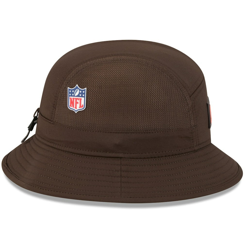 Cleveland Browns New Era 2025 Sideline Bucket Hat Brown - NFL