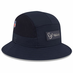 Houston Texans New Era 2025 Sideline Bucket Hat Navy - NFL