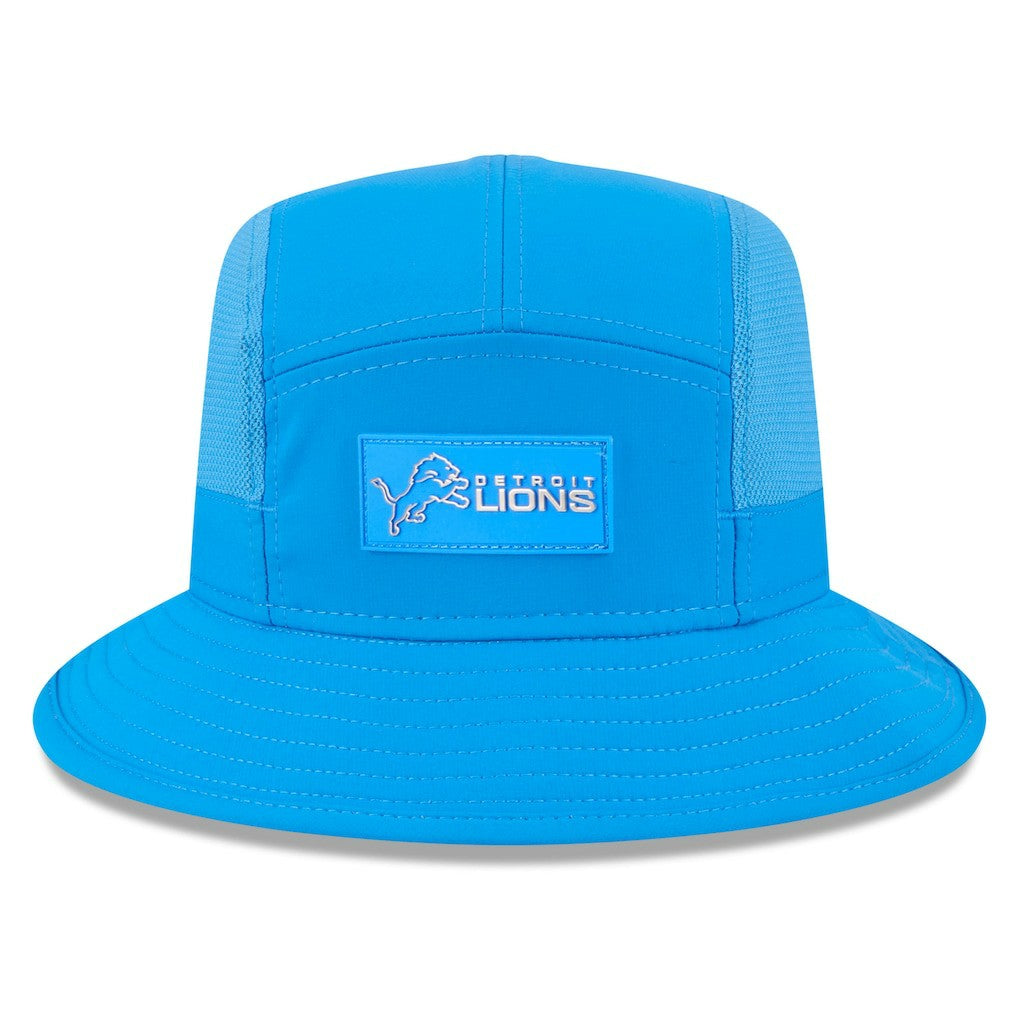 Detroit Lions New Era 2025 Sideline Bucket Hat Blue - NFL
