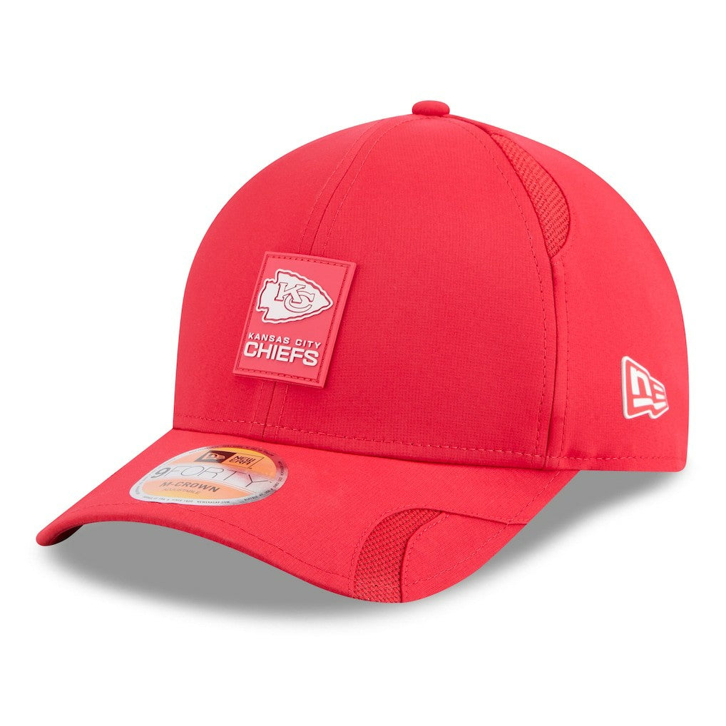 Kansas City Chiefs New Era Youth 2025 Sideline 9FORTY Adjustable Hat Red - NFL