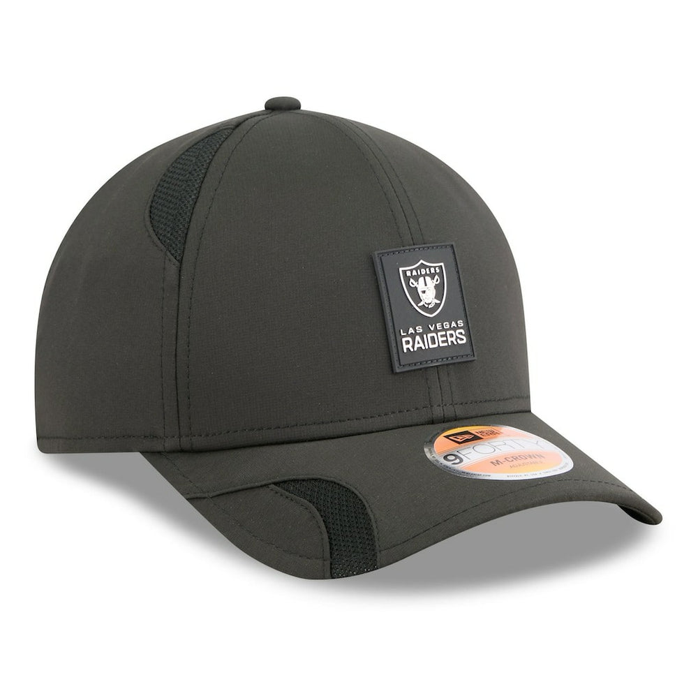 Las Vegas Raiders New Era Youth 2025 Sideline 9FORTY Adjustable Hat Black - NFL