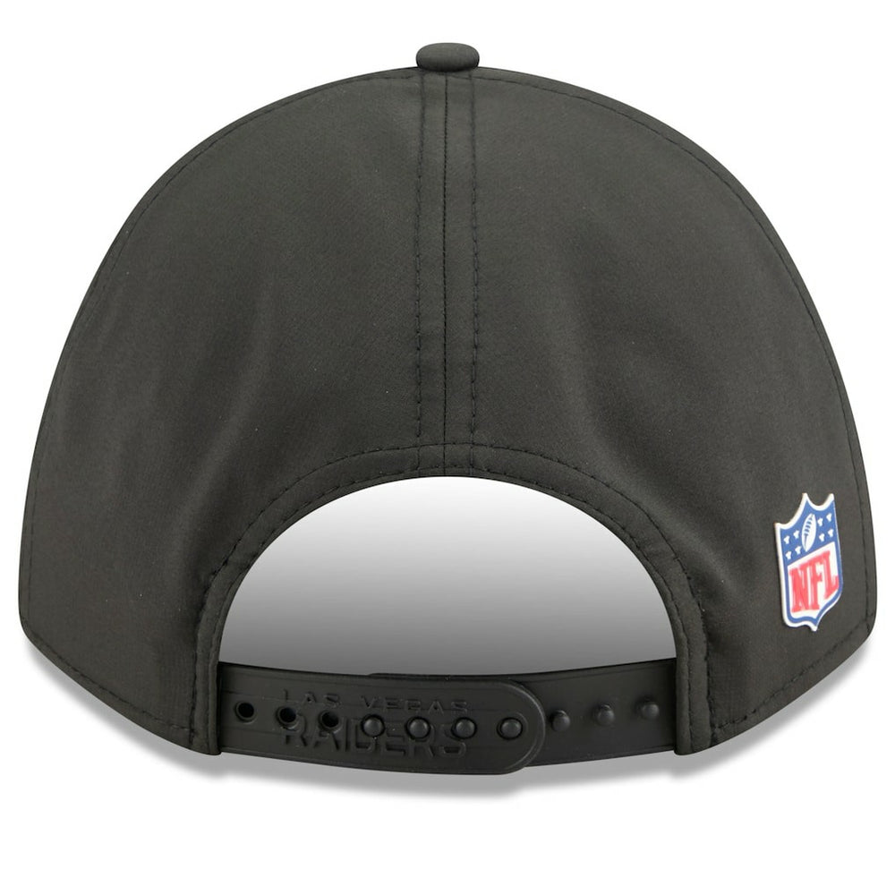 Las Vegas Raiders New Era Youth 2025 Sideline 9FORTY Adjustable Hat Black - NFL