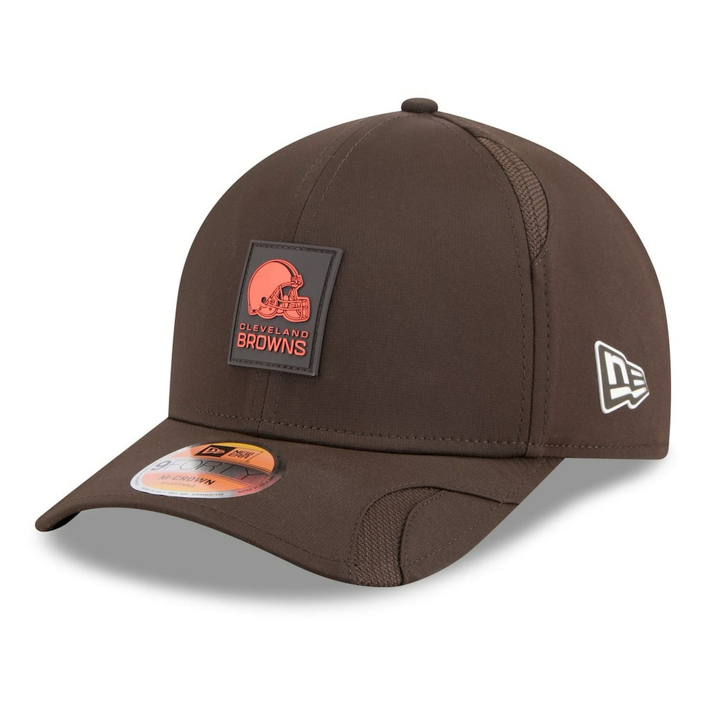 Cleveland Browns New Era Youth 2025 Sideline 9FORTY Adjustable Hat Brown - NFL