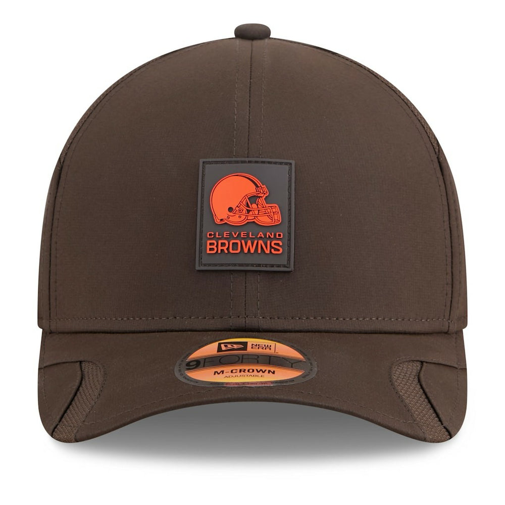 Cleveland Browns New Era Youth 2025 Sideline 9FORTY Adjustable Hat Brown - NFL
