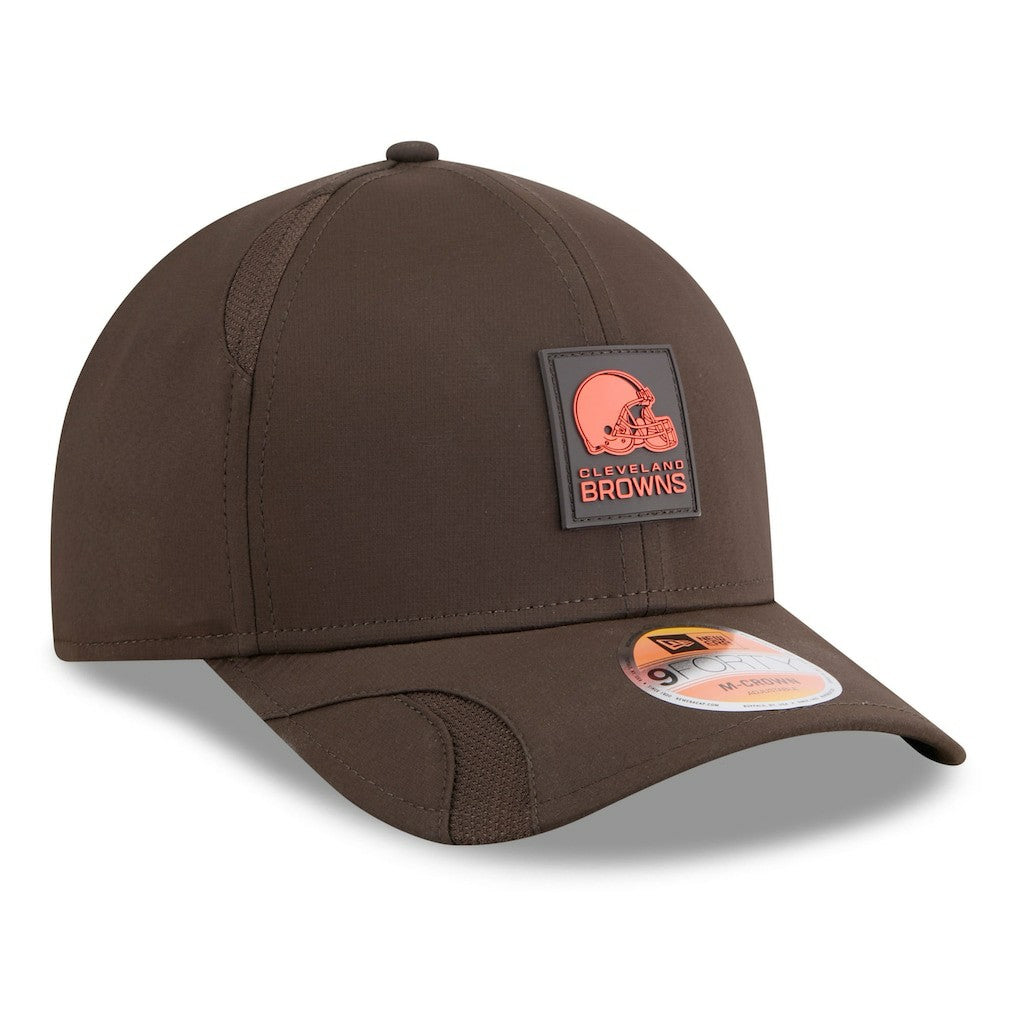 Cleveland Browns New Era Youth 2025 Sideline 9FORTY Adjustable Hat Brown - NFL