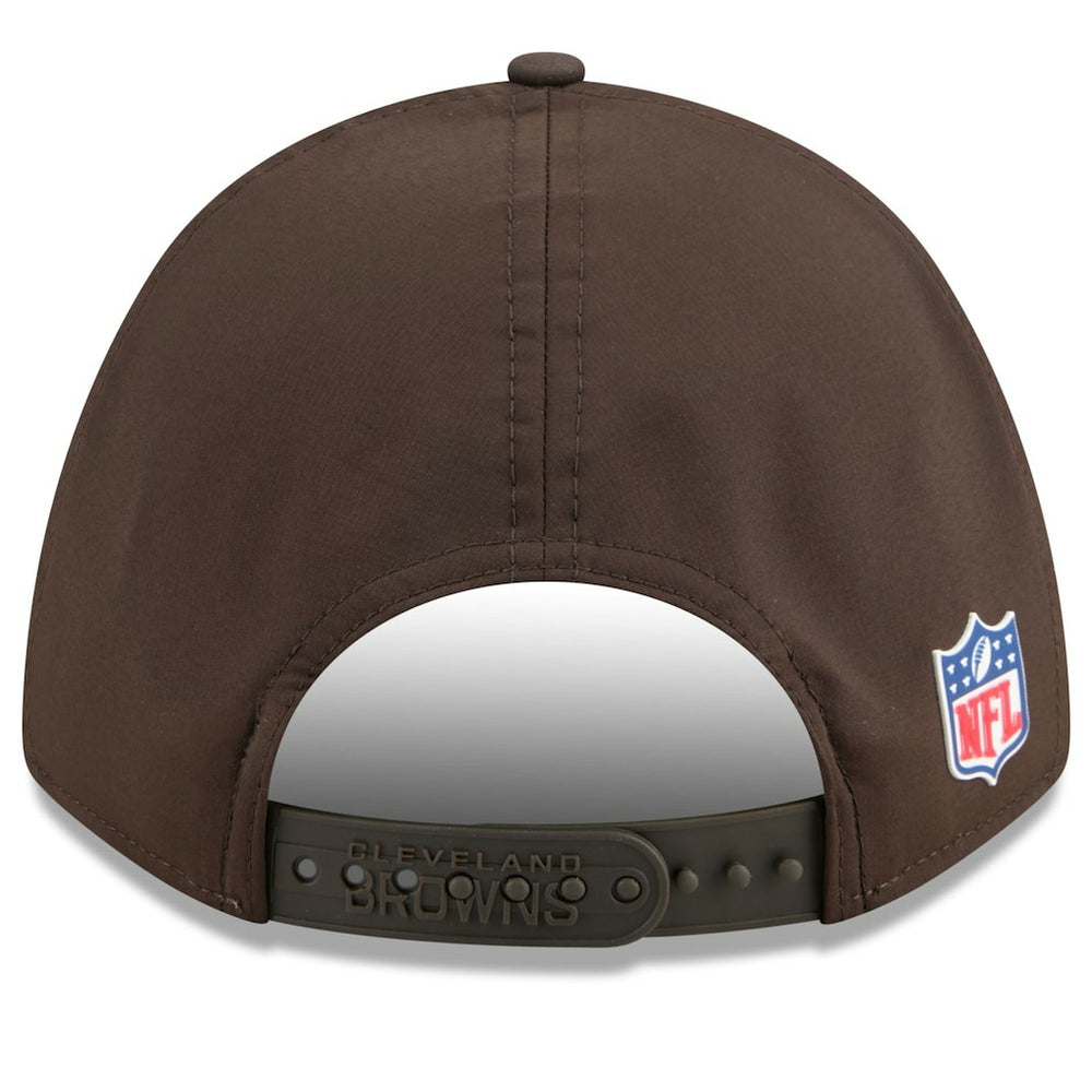 Cleveland Browns New Era Youth 2025 Sideline 9FORTY Adjustable Hat Brown - NFL