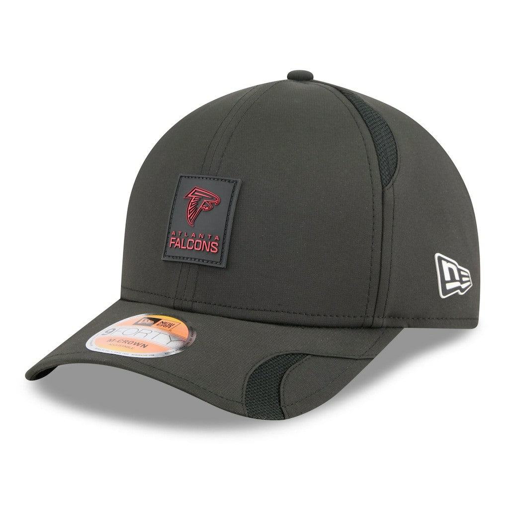Atlanta Falcons New Era Youth 2025 Sideline 9FORTY Adjustable Hat Black - NFL