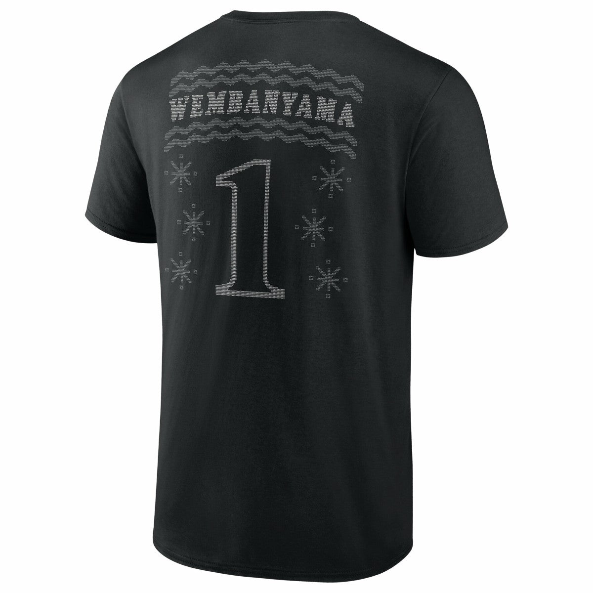 NBA - Victor Wembanyama San Antonio Spurs Ugly Sweater Name & Number T-Shirt - Black