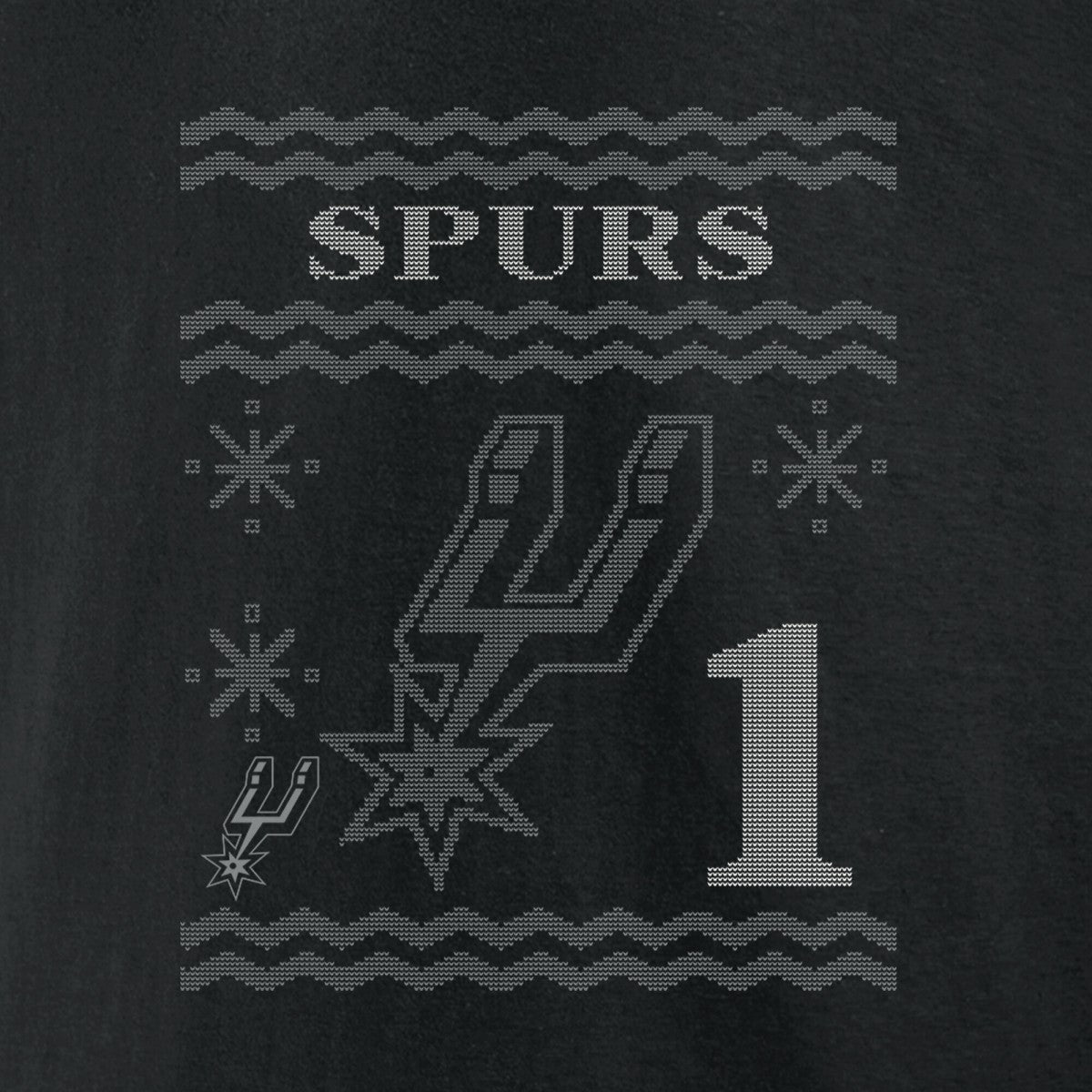 NBA - Victor Wembanyama San Antonio Spurs Ugly Sweater Name & Number T-Shirt - Black