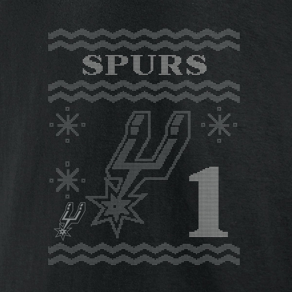NBA - Victor Wembanyama San Antonio Spurs Ugly Sweater Name & Number T-Shirt - Black