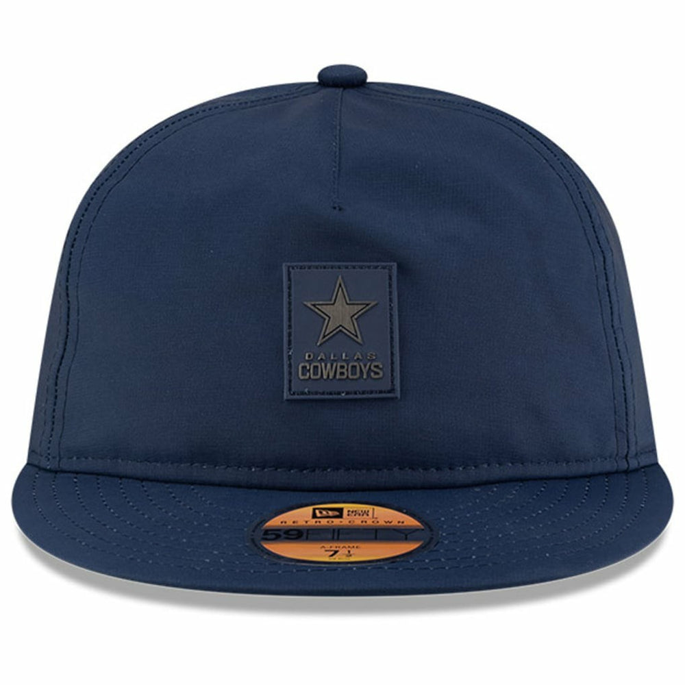 Dallas Cowboys New Era 2025 Sideline Retro Crown 59FIFTY Fitted Hat Navy - NFL