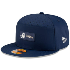 Dallas Cowboys New Era 2025 Sideline Throwback Split Panel 9FIFTY Snapback Hat Navy - NFL