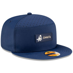 Dallas Cowboys New Era 2025 Sideline Throwback Split Panel 9FIFTY Snapback Hat Navy - NFL
