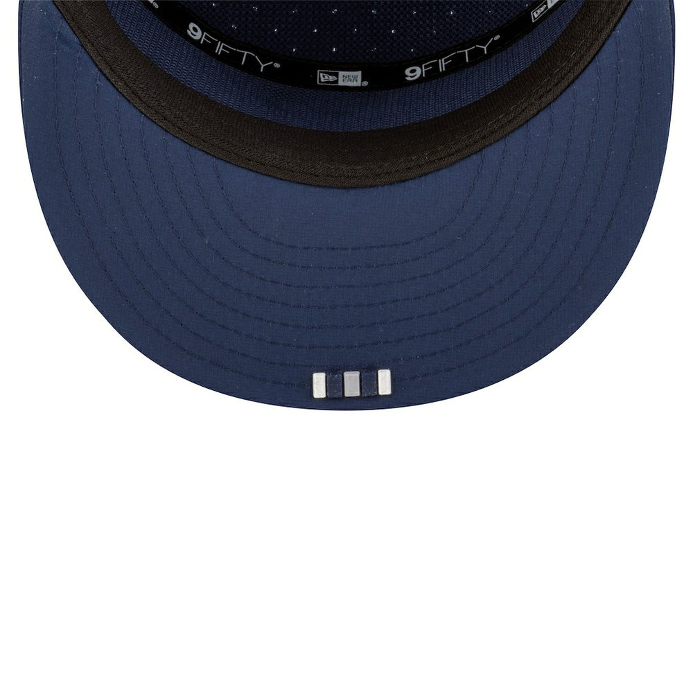 Dallas Cowboys New Era 2025 Sideline Split Panel 9FIFTY Snapback Hat Navy - NFL