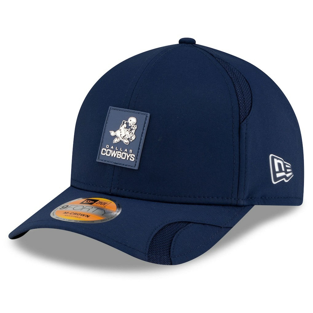 Dallas Cowboys New Era 2025 Sideline Throwback M-Crown 9FORTY Adjustable Hat Navy - NFL