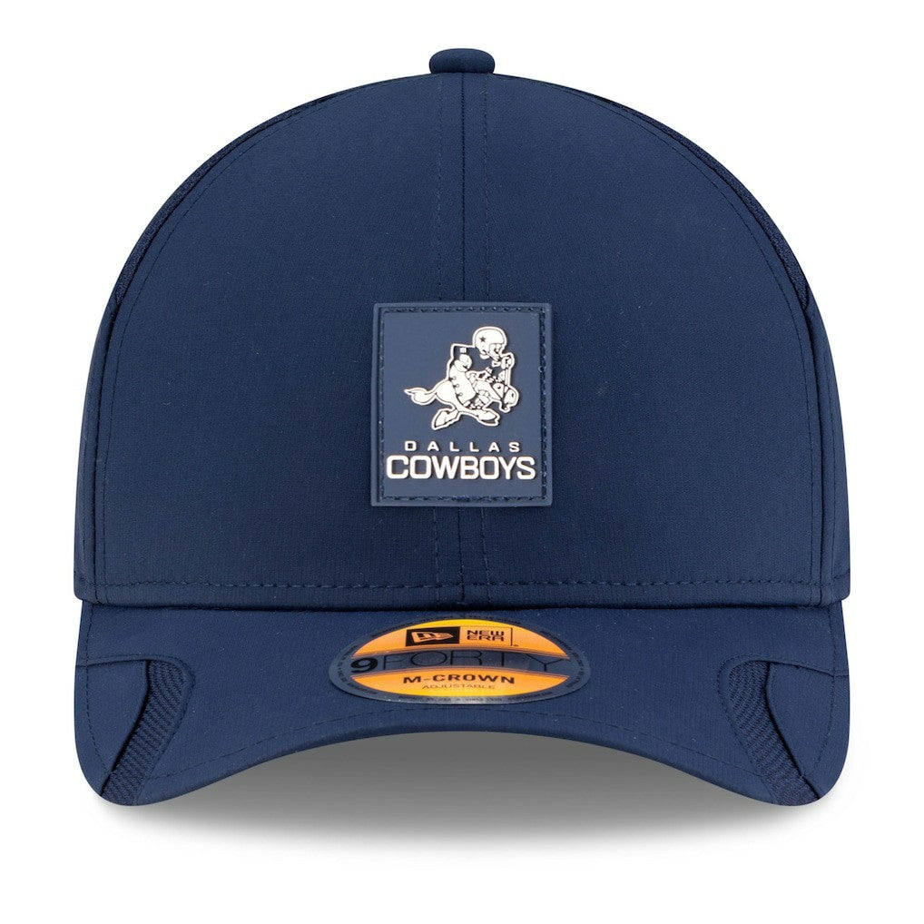 Dallas Cowboys New Era 2025 Sideline Throwback M-Crown 9FORTY Adjustable Hat Navy - NFL