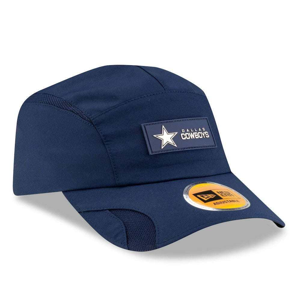 Dallas Cowboys New Era 2025 Sideline Runner Adjustable Hat Navy - NFL