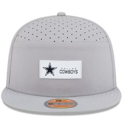 Dallas Cowboys New Era 2025 Sideline Split Panel 9FIFTY Snapback Hat Gray - NFL