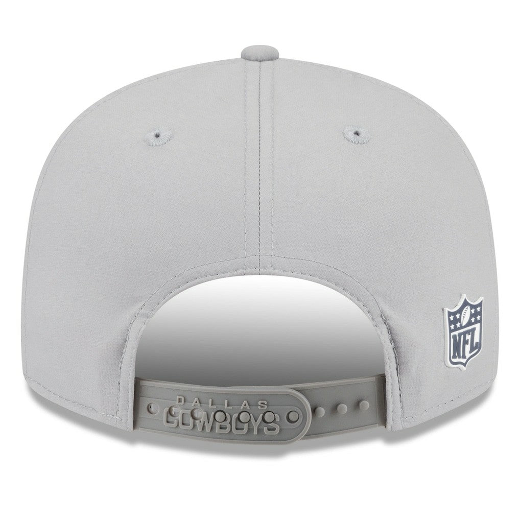 Dallas Cowboys New Era 2025 Sideline Split Panel 9FIFTY Snapback Hat Gray - NFL