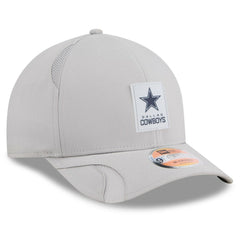 Dallas Cowboys New Era 2025 Sideline M-Crown 9FORTY Adjustable Hat Gray - NFL