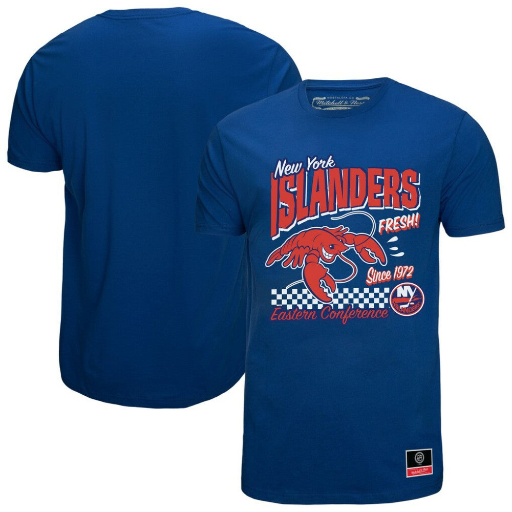 New York Islanders - Mitchell & Ness Local Food T-Shirt Royal