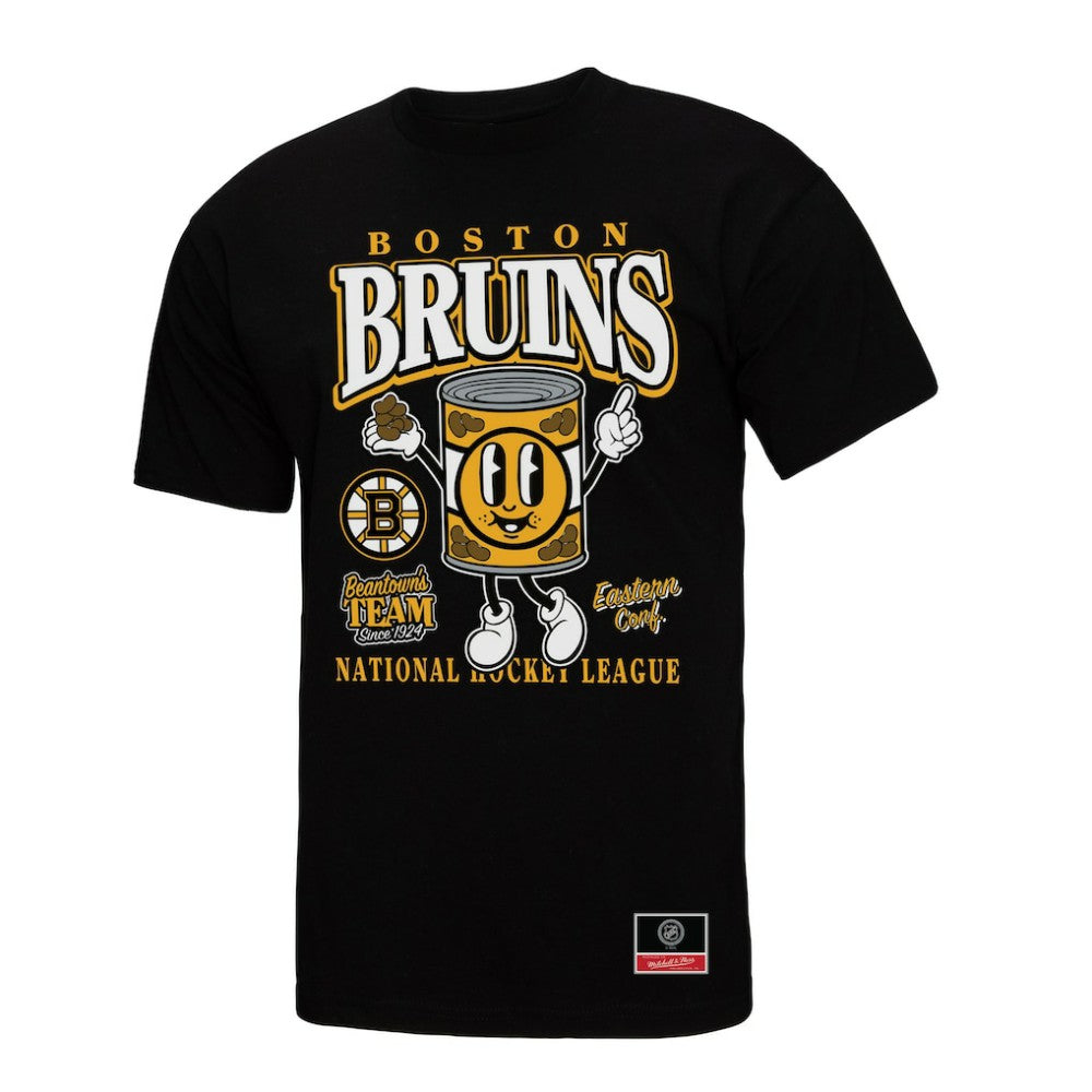 Boston Bruins Mitchell & Ness Local Food T-Shirt Black