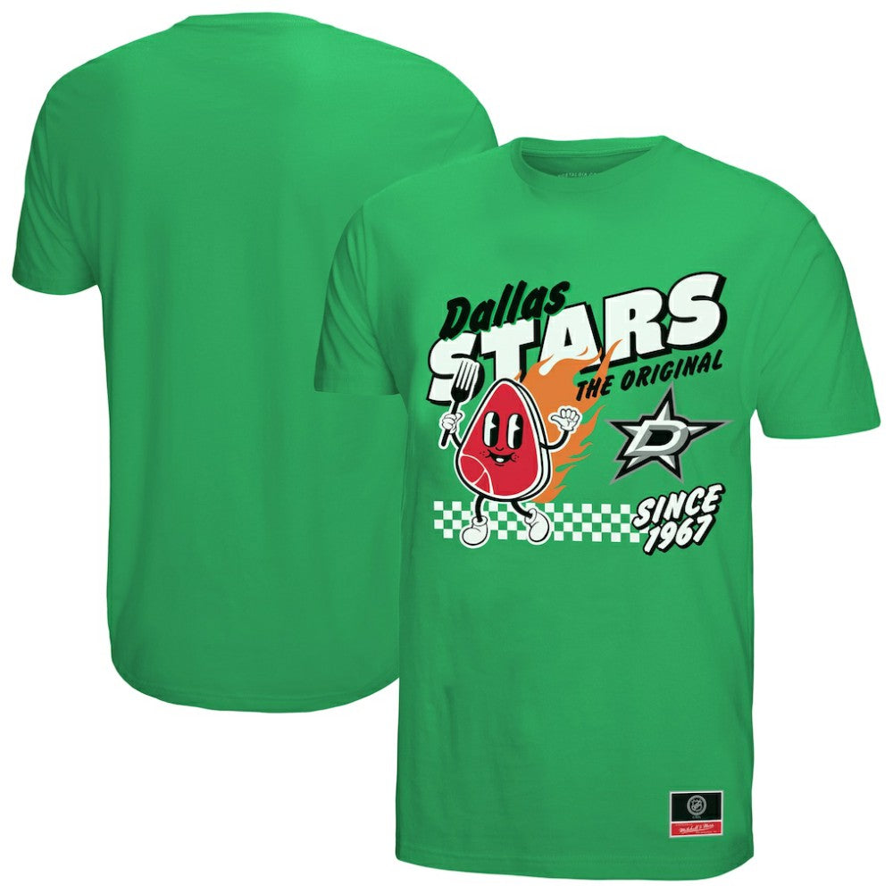 Dallas Stars - Mitchell & Ness Local Food T-Shirt Kelly Green