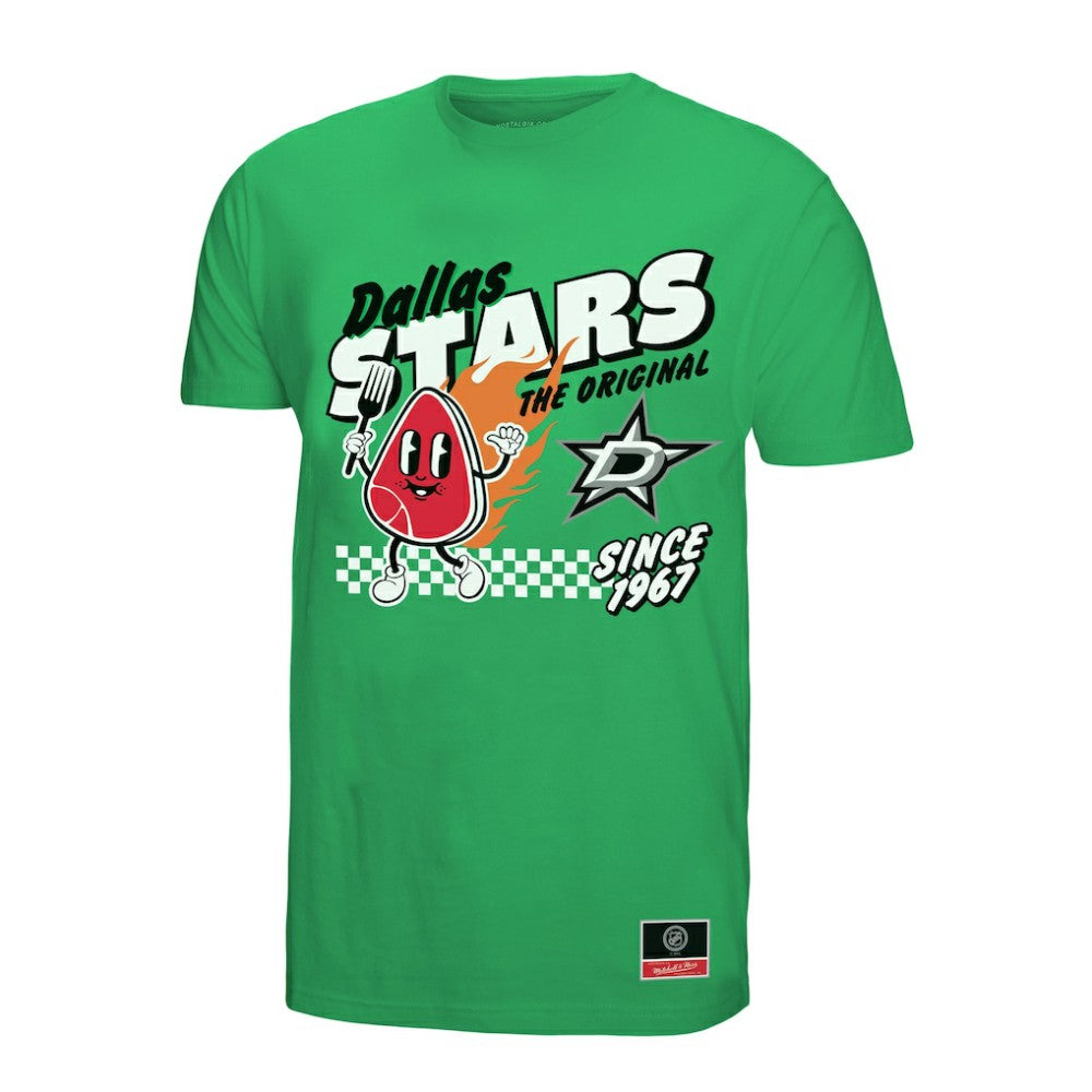 Dallas Stars - Mitchell & Ness Local Food T-Shirt Kelly Green